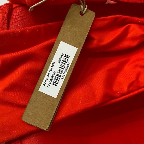 SKIMS Ruby Red T Shirt Bra Sz 44C NWT - Picture 10 of 14